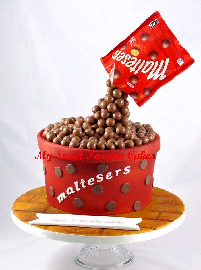 Chocolate malteser cake