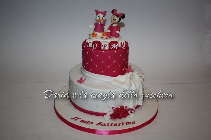 Baby Disney baptism cake