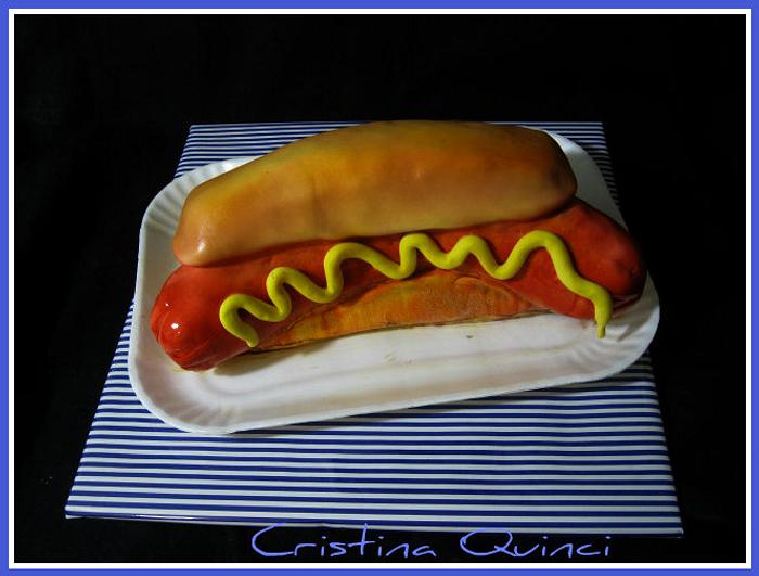 Hot Dog cake