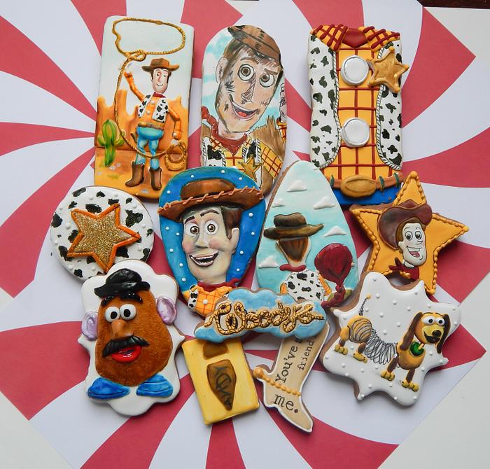 Toy Story Woody Themed Cookies