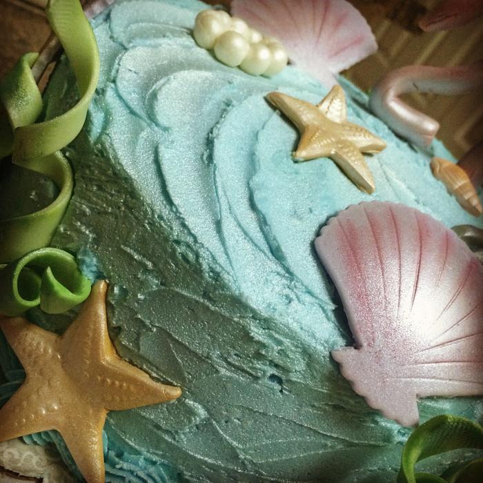 Little Mermaid Inspired Cake