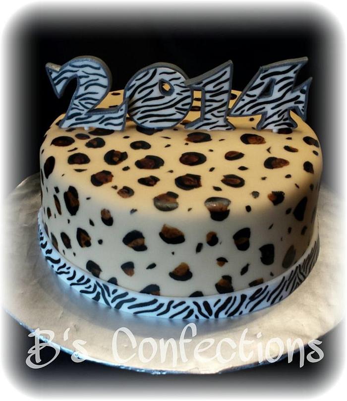 cheetah cake