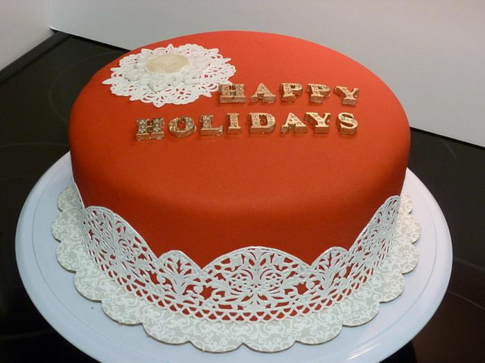 Holiday cake