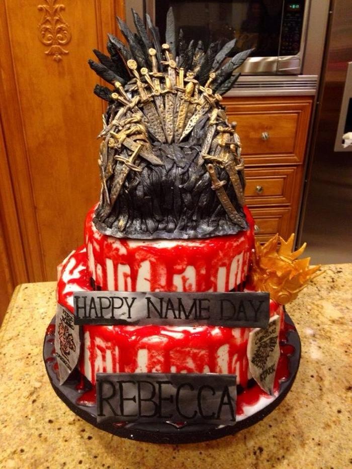 My daughter's sweet  sixteen Games of throne cake 😊