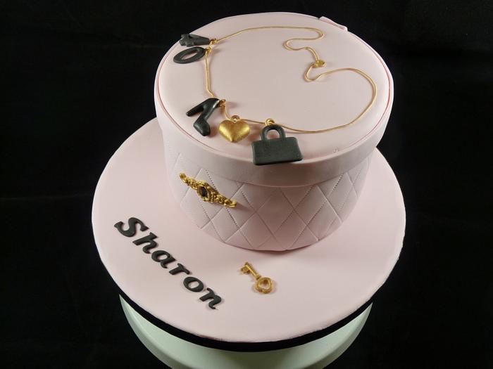 Pink Jewellery Box Cake