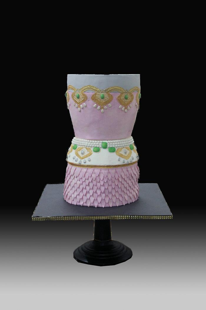 The Pink Dress Cake