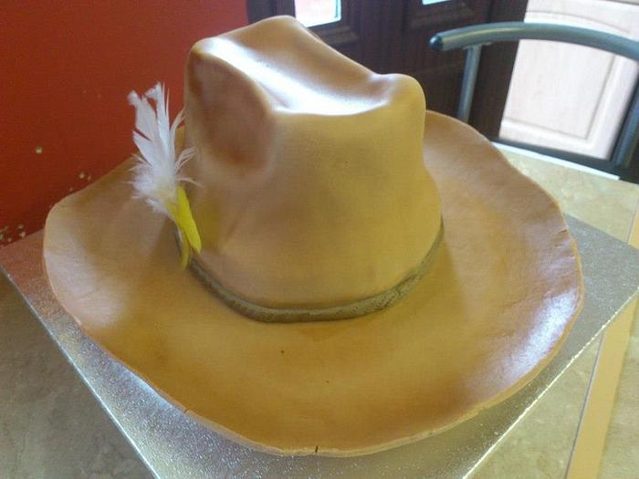 Cowboy hat cake