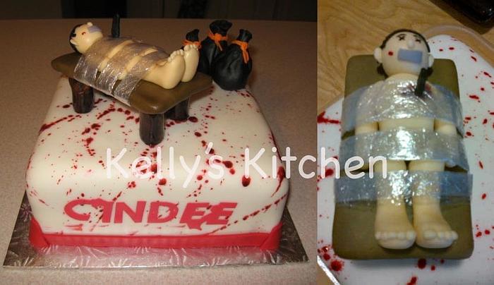 Dexter themed birthday cake