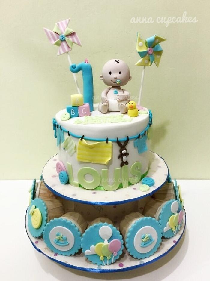 Buy Jungle Theme 1st Birthday Cake Online | YummyCake