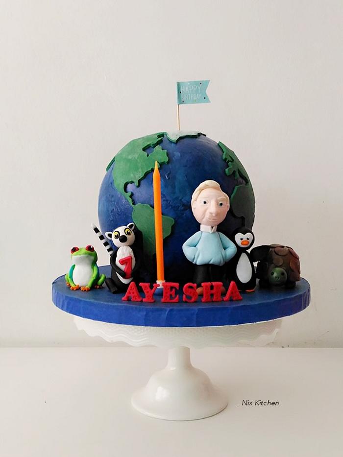 Blue Earth (BBC) cake
