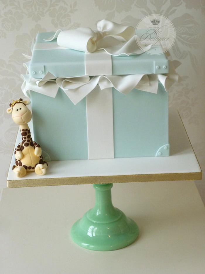Gift Box Birthday Cake