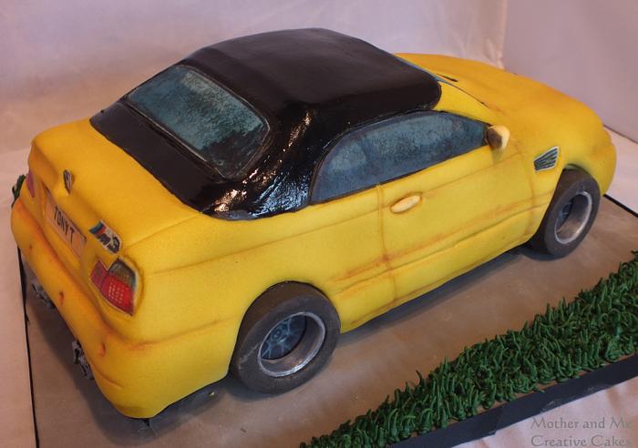 Making of a BMW Cake