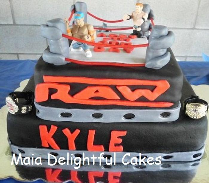 WWE RAW CAKE