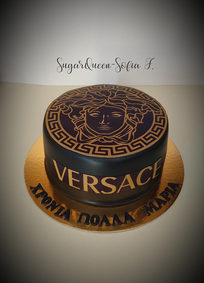 Cake tag: versace - CakesDecor