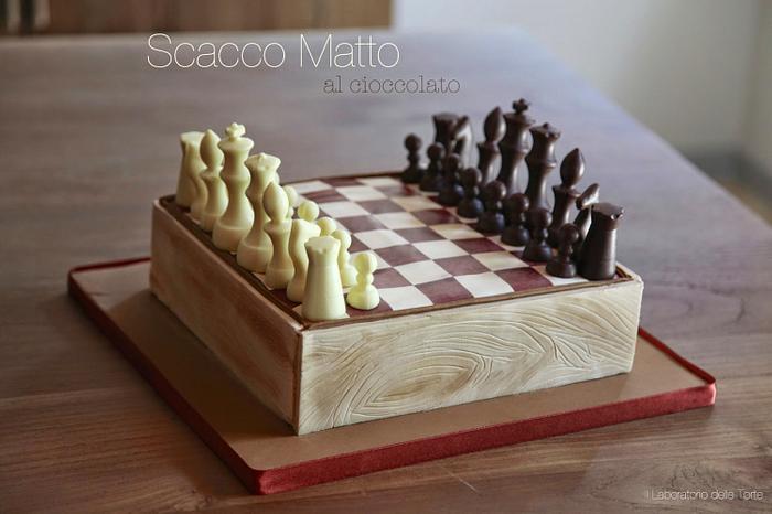 Chess Board Cake