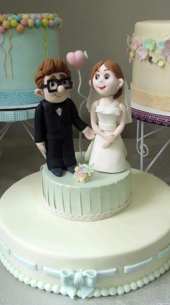 My 1st wedding cake toppers 