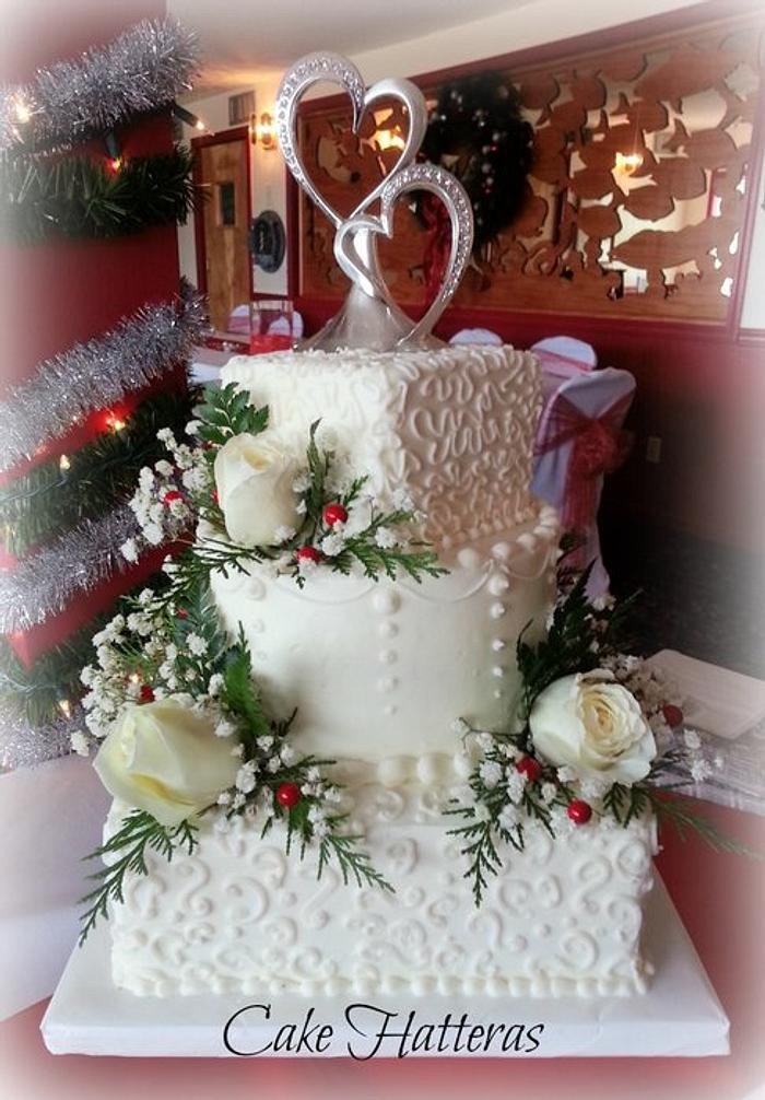 A Christmas Wedding Cake
