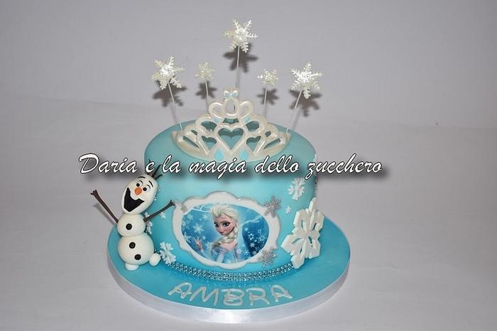 Frozen Disney cake