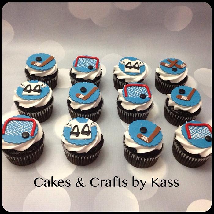 Hockey Cupcake Toppers