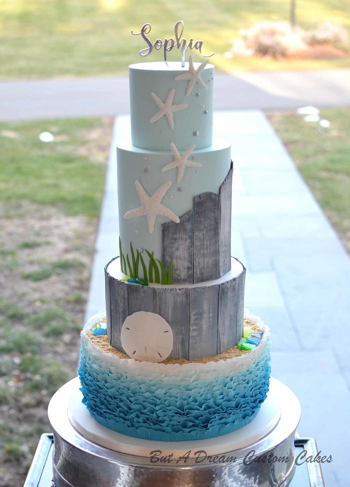 Beach Themed Cake