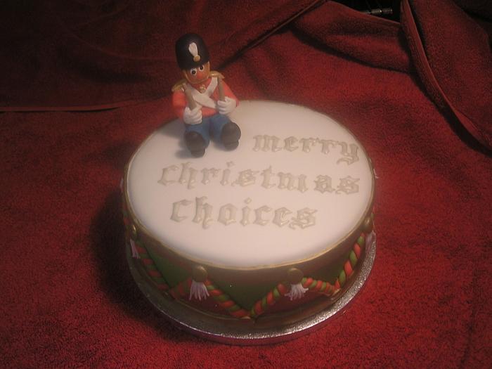 Little Drummer Boy Christmas Cake