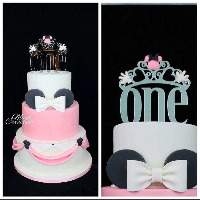 Minnie cake princesse 