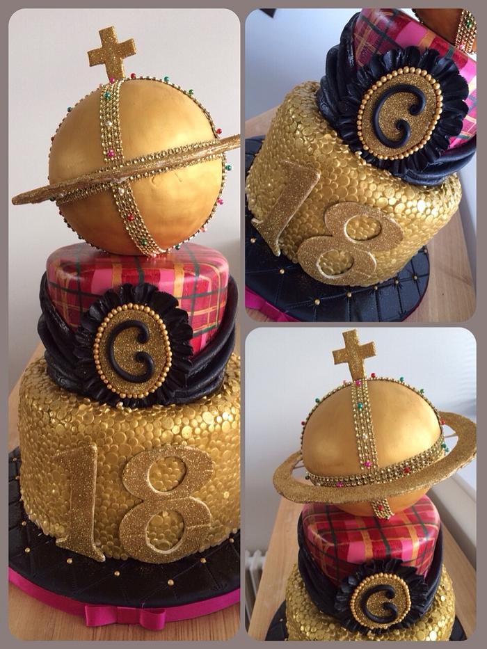 Vivienne Westwood inspired Birthday Cake