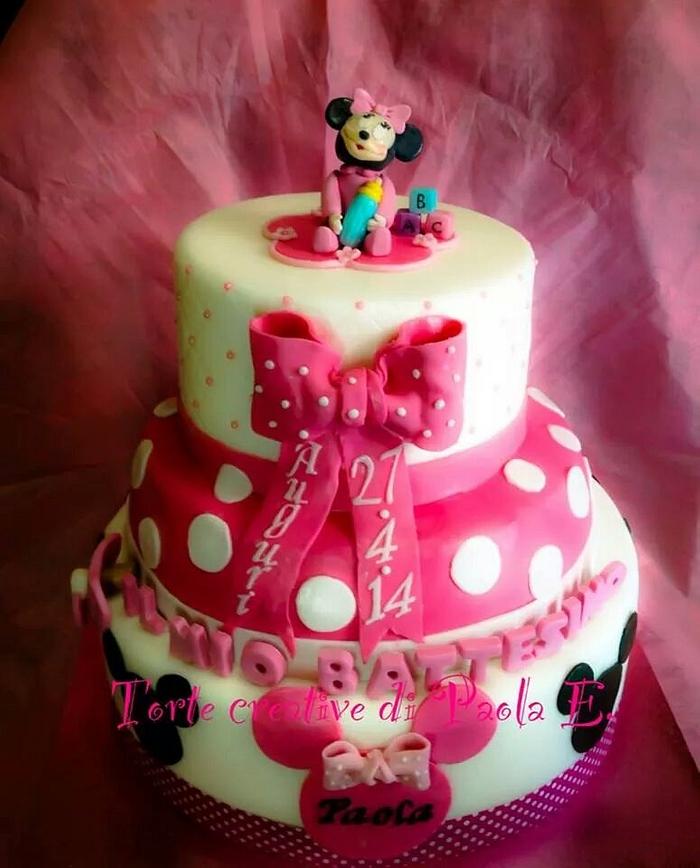 baby Minnie cake