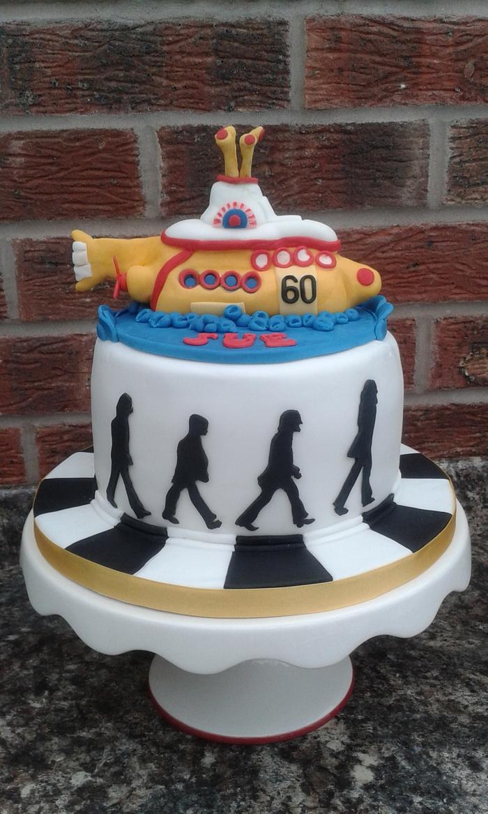 Beatles Birthday cake