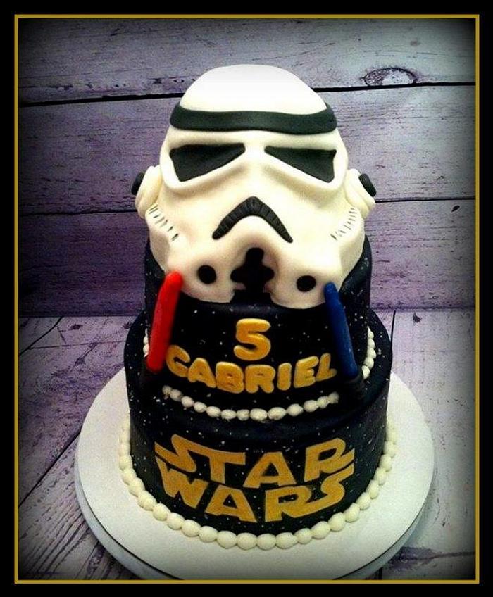 Stormtrooper Star Wars Cake
