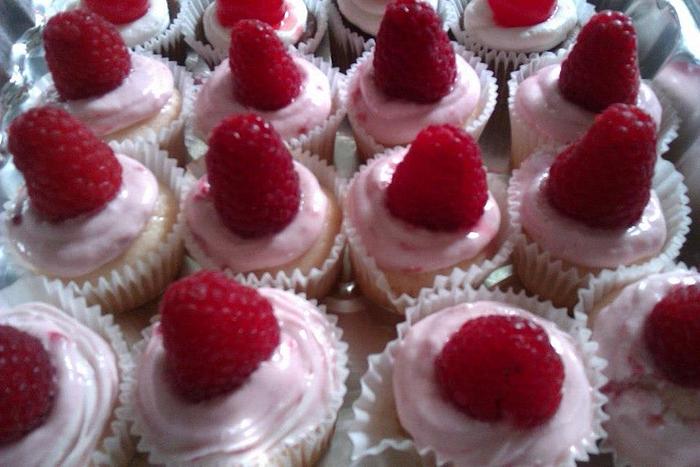 Pink Lemonade Mini Cupcakes