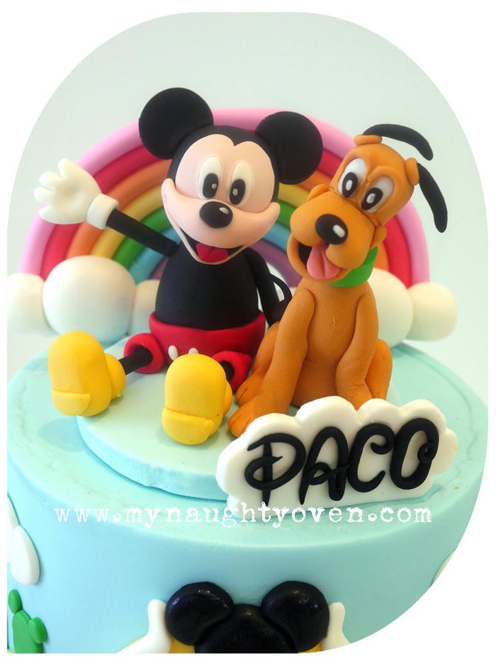 Mickey & Pluto Specialty Cake