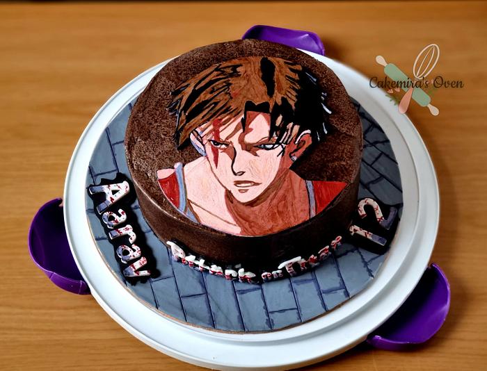 Anime Attack on Titan cake