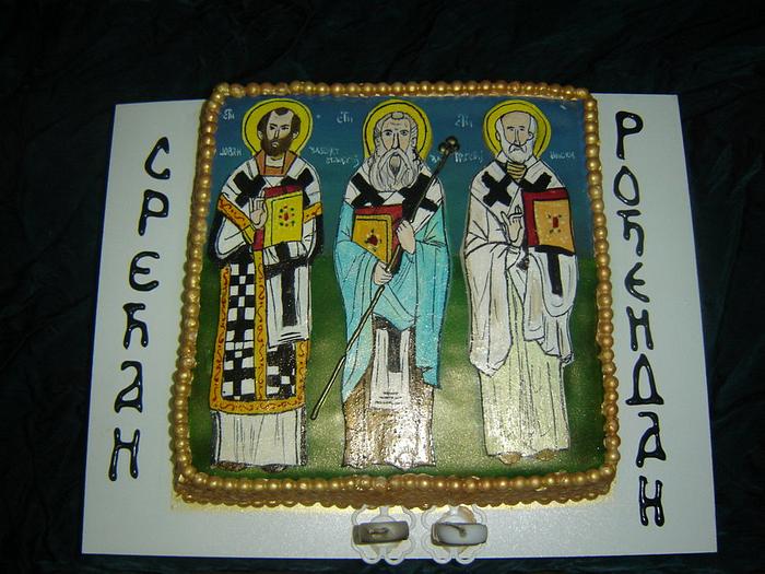 Three Holy Hierarchs Icon