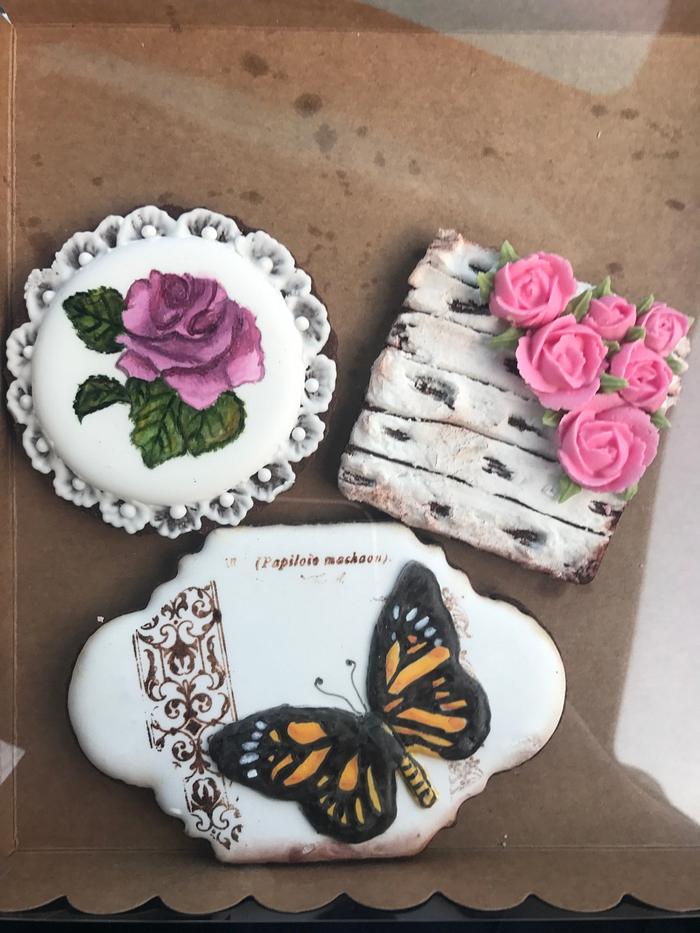 Royal icing decorated cookies 