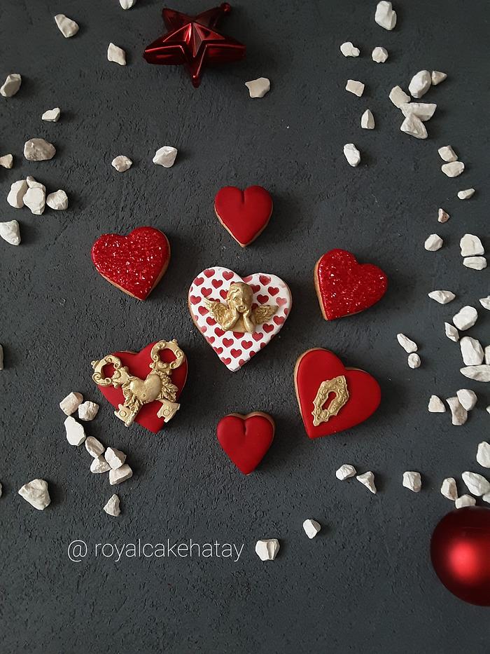 Valentines day cookie