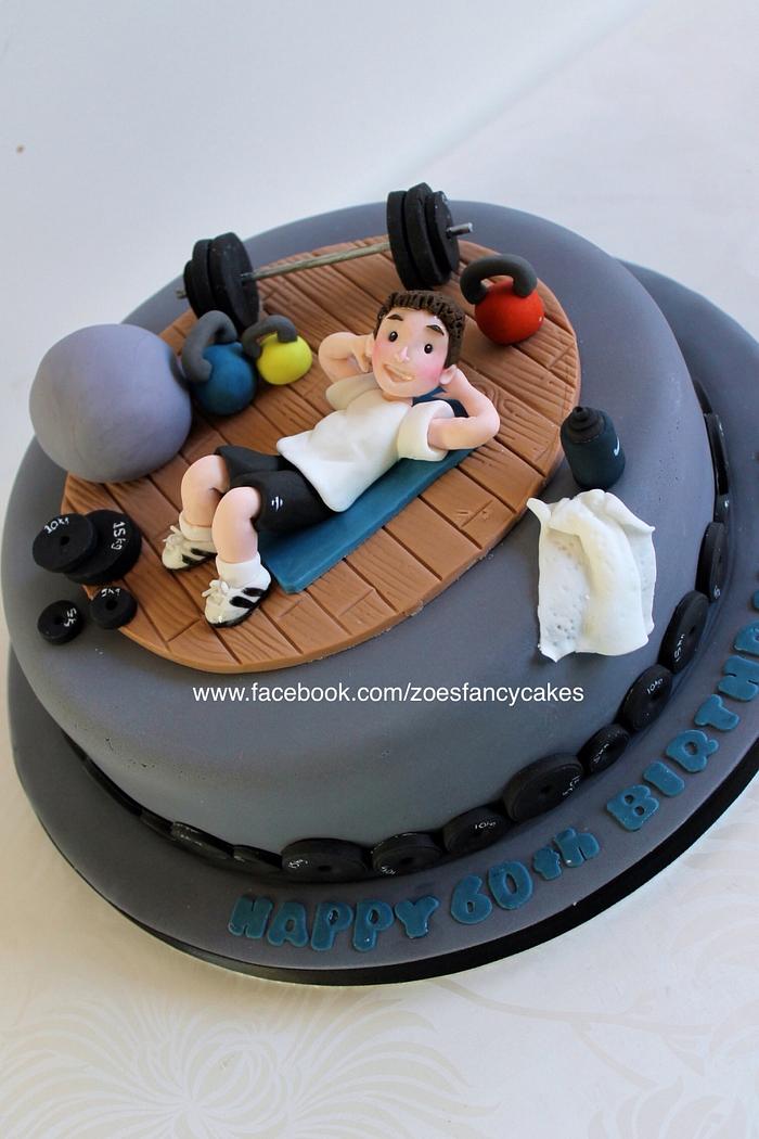 Gym Cake| Custom Cakes in Dubai | Themed Cakes by Sugaholic