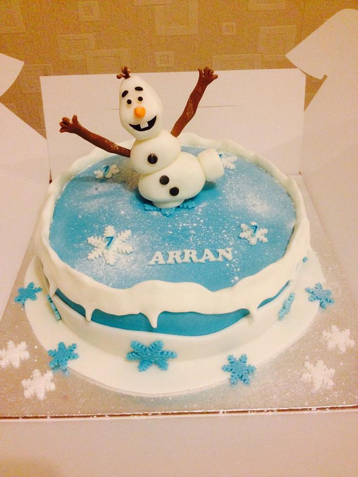 Frozen theme with Olaf