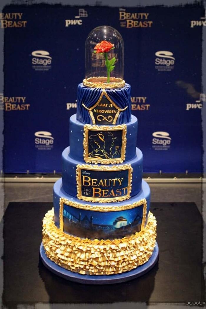 Beauty and the Beast cake Musical 