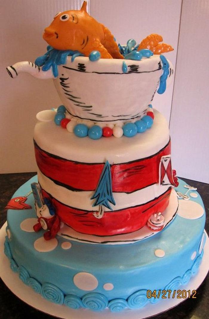 Dr Seuss cake