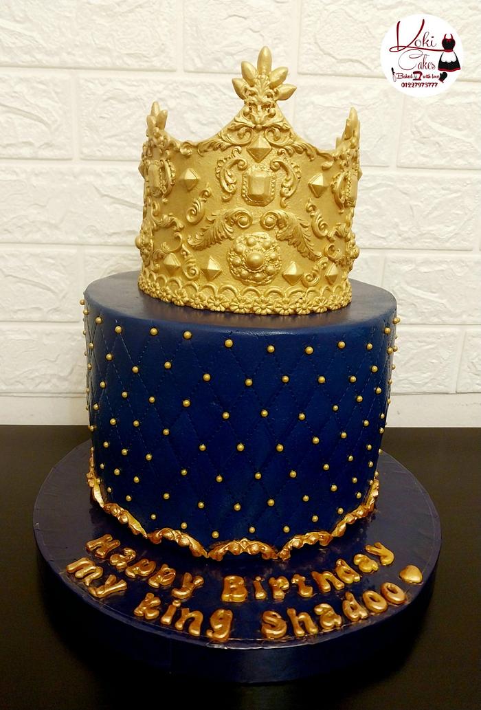 "Crown cake for him"