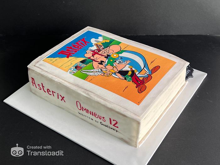 Asterix and Obelix book cake