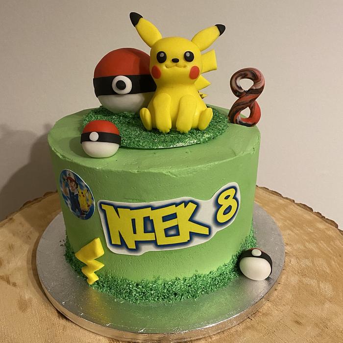 Pokémon-/Pikachu-cake