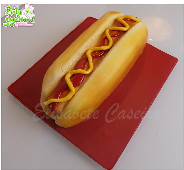 Hot Dog Cake
