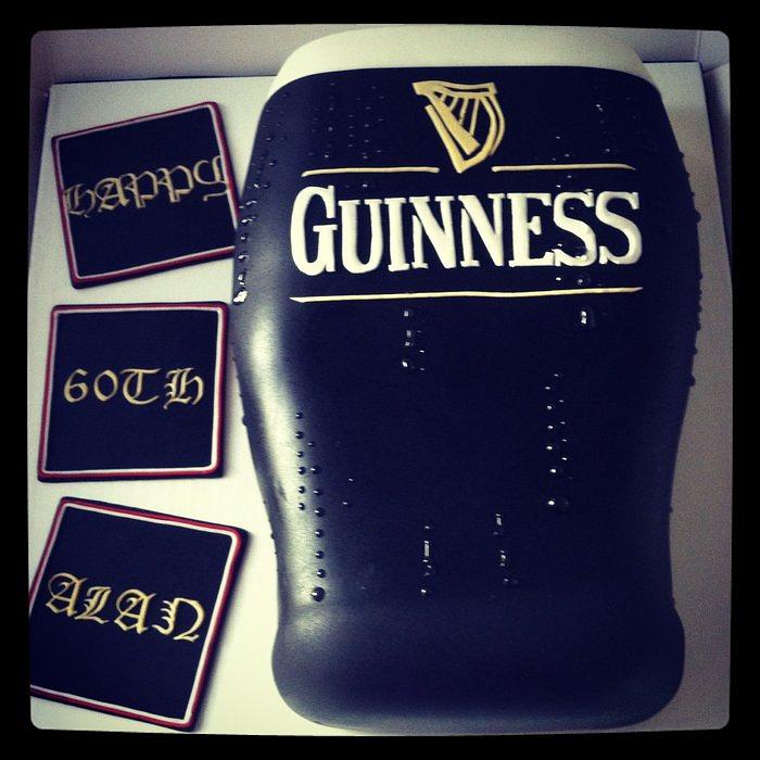 Pint o' Guinness cake