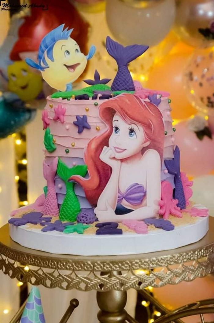 Mermaid Cake by lolodeliciouscake