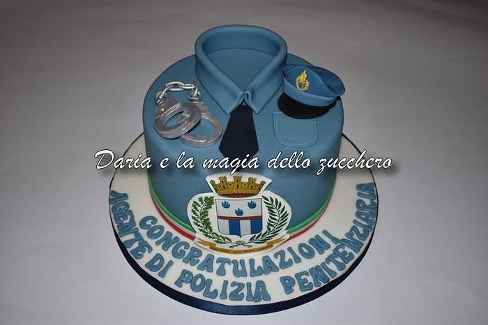 Police man cake