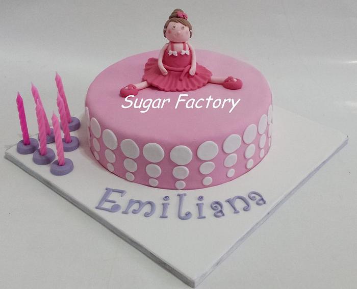 Pink Ballerina cake