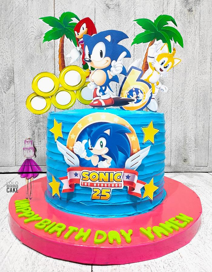 Sonic Cake by lolodeliciouscake 💙