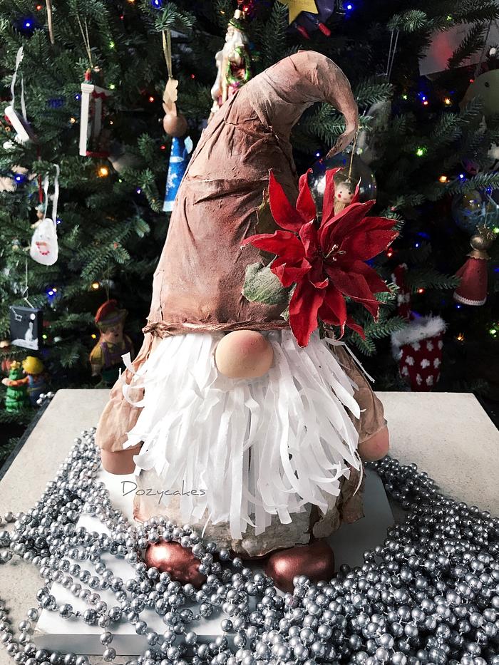 Gnome Christmas Cake